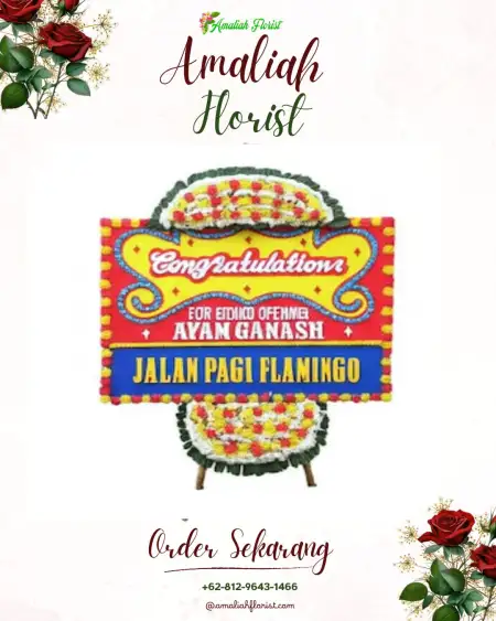 Sewa Papan Bunga Cubadak Air Selatan